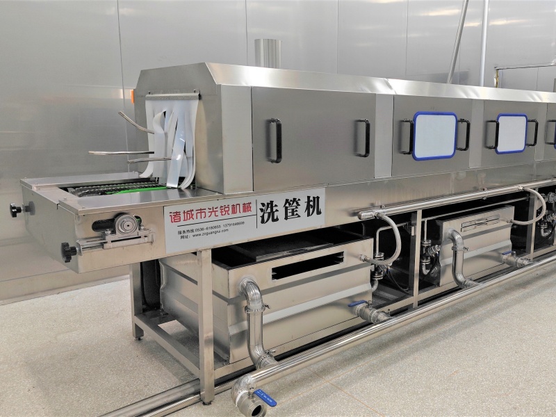 清洗 + 風(fēng)干一體化，筐子周轉(zhuǎn)不等待